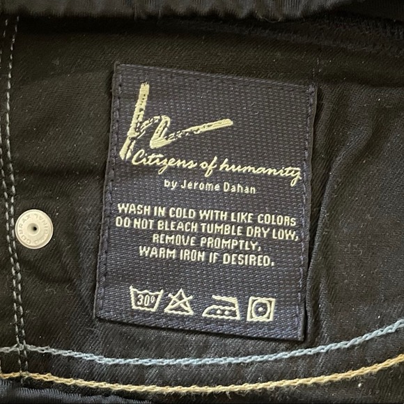 Citizens of Humanity Belly Panel Maternity Flare Bootcut Dark Wash Jeans Sz 27 - Picture 9 of 15